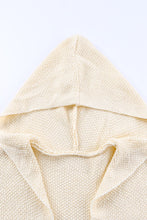 Load image into Gallery viewer, Open Front Hooded Cardigan with Pockets
