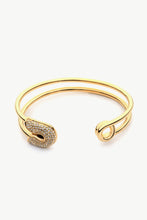 Load image into Gallery viewer, Rhinestone Double Hoop Bracelet
