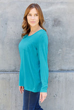 Load image into Gallery viewer, Basic Bae Full Size V-Neck Long Sleeve Top
