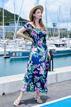 Load image into Gallery viewer, Full Size Ruffled Off-Shoulder Flutter Sleeve Maxi Dress
