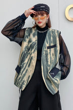 Load image into Gallery viewer, Tie-Dye Open Front Vest
