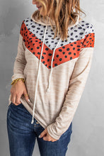 Load image into Gallery viewer, Printed Chevron Raglan Sleeve Hoodie
