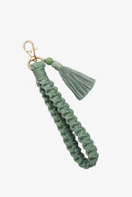 Load image into Gallery viewer, Wristlet Keychain with Tassel
