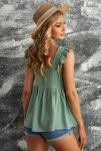 Load image into Gallery viewer, Ruffled Square Neck Babydoll Blouse
