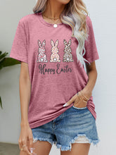 Load image into Gallery viewer, HAPPY EASTER Graphic Short Sleeve Tee
