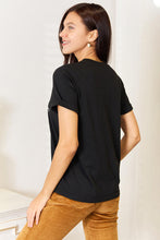 Load image into Gallery viewer, Simply Love Letter Graphic Round Neck T-Shirt
