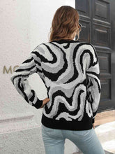 Load image into Gallery viewer, Round Neck Dropped Shoulder Sweater
