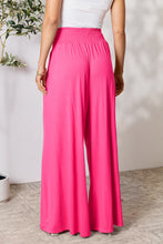 Load image into Gallery viewer, Double Take Full Size Smocked Wide Waistband Wide Leg Pants
