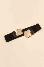 Load image into Gallery viewer, Geometric Buckle Elastic Wide Belt

