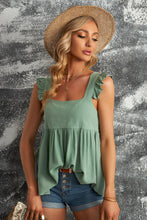 Load image into Gallery viewer, Ruffled Square Neck Babydoll Blouse
