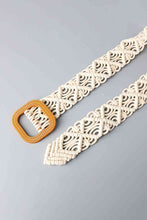Load image into Gallery viewer, Wide Braid Belt with Resin Buckle

