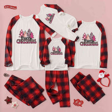 Load image into Gallery viewer, MERRY CHRISTMAS Graphic Top and Plaid Pants Set
