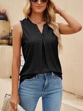 Load image into Gallery viewer, Eyelet Notched Tank
