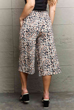 Load image into Gallery viewer, Ninexis Leopard High Waist Flowy Wide Leg Pants with Pockets
