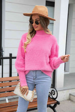 Load image into Gallery viewer, Turtle Neck Long Sleeve Pullover Sweater
