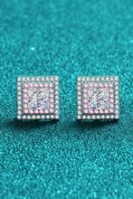 Load image into Gallery viewer, Moissanite Square Stud Earrings
