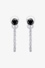 Load image into Gallery viewer, Inlaid Moissanite Chain Earrings
