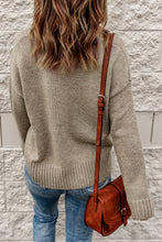 Load image into Gallery viewer, Ribbed Trim Button Down Cardigan with Pockets

