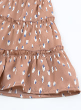 Load image into Gallery viewer, Printed Frill Trim V-Neck Tiered Cami
