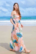 Load image into Gallery viewer, Full Size Ruffled Off-Shoulder Flutter Sleeve Maxi Dress
