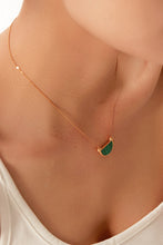 Load image into Gallery viewer, Stainless Steel Semi Circle Pendant Necklace
