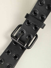 Load image into Gallery viewer, Grommet PU Leather Belt
