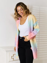 Load image into Gallery viewer, Full Size Gradient Open Front Cardigan
