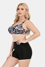 Load image into Gallery viewer, Plus Size Floral Ruched Two-Piece Swim Set
