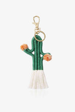 Load image into Gallery viewer, Cactus Keychain with Fringe
