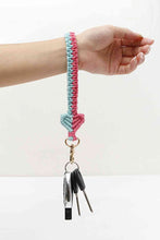 Load image into Gallery viewer, Heart Shape Macrame Key Chain
