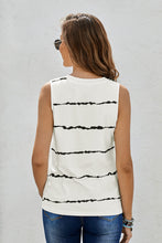 Load image into Gallery viewer, Striped Round Neck Tank

