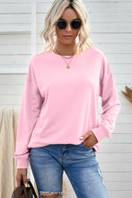 Load image into Gallery viewer, Drop Shoulder Ribbed Trim Sweatshirt
