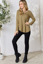 Load image into Gallery viewer, Zenana Full Size V-Neck Long Sleeve T-Shirt
