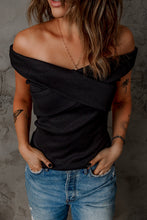 Load image into Gallery viewer, Off-Shoulder Ribbed Crisscross Top
