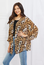 Load image into Gallery viewer, Melody Wild Muse Full Size Animal Print Kimono in Camel
