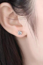 Load image into Gallery viewer, Go On 1 Carat Moissanite Stud Earrings
