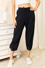 Load image into Gallery viewer, Double Take Decorative Button Cropped Pants
