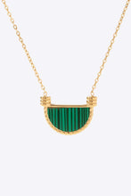 Load image into Gallery viewer, Stainless Steel Semi Circle Pendant Necklace
