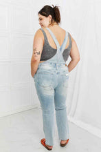 Load image into Gallery viewer, Judy Blue Melina Full Size Distressed Straight Leg Overalls
