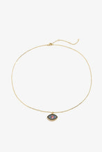 Load image into Gallery viewer, Evil Eye Pendant Gold Plated Chain Necklace
