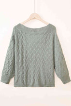 Load image into Gallery viewer, Boat Neck Long Sleeve Sweater
