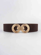 Load image into Gallery viewer, Geometric Buckle Elastic Wide Belt
