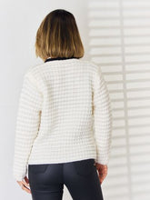 Load image into Gallery viewer, Contrast Trim Button Up Cardigan
