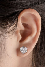 Load image into Gallery viewer, Adored Moissanite Flower 925 Sterling Silver Earrings
