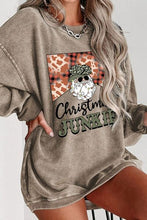 Load image into Gallery viewer, CHRISTMAS JUNKIE Ribbed Round Neck Sweatshirt
