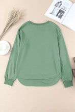 Load image into Gallery viewer, Side Slit Drop Shoulder Sweatshirt
