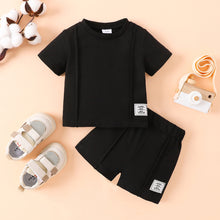 Load image into Gallery viewer, Round Neck Short Sleeve Tee and Shorts Kit
