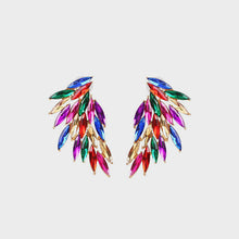 Load image into Gallery viewer, Alloy Acrylic Wing Earrings
