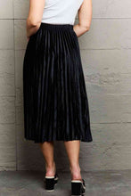 Load image into Gallery viewer, Ninexis Accordion Pleated Flowy Midi Skirt
