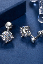 Load image into Gallery viewer, Adored 4 Carat Moissanite Drop Earrings
